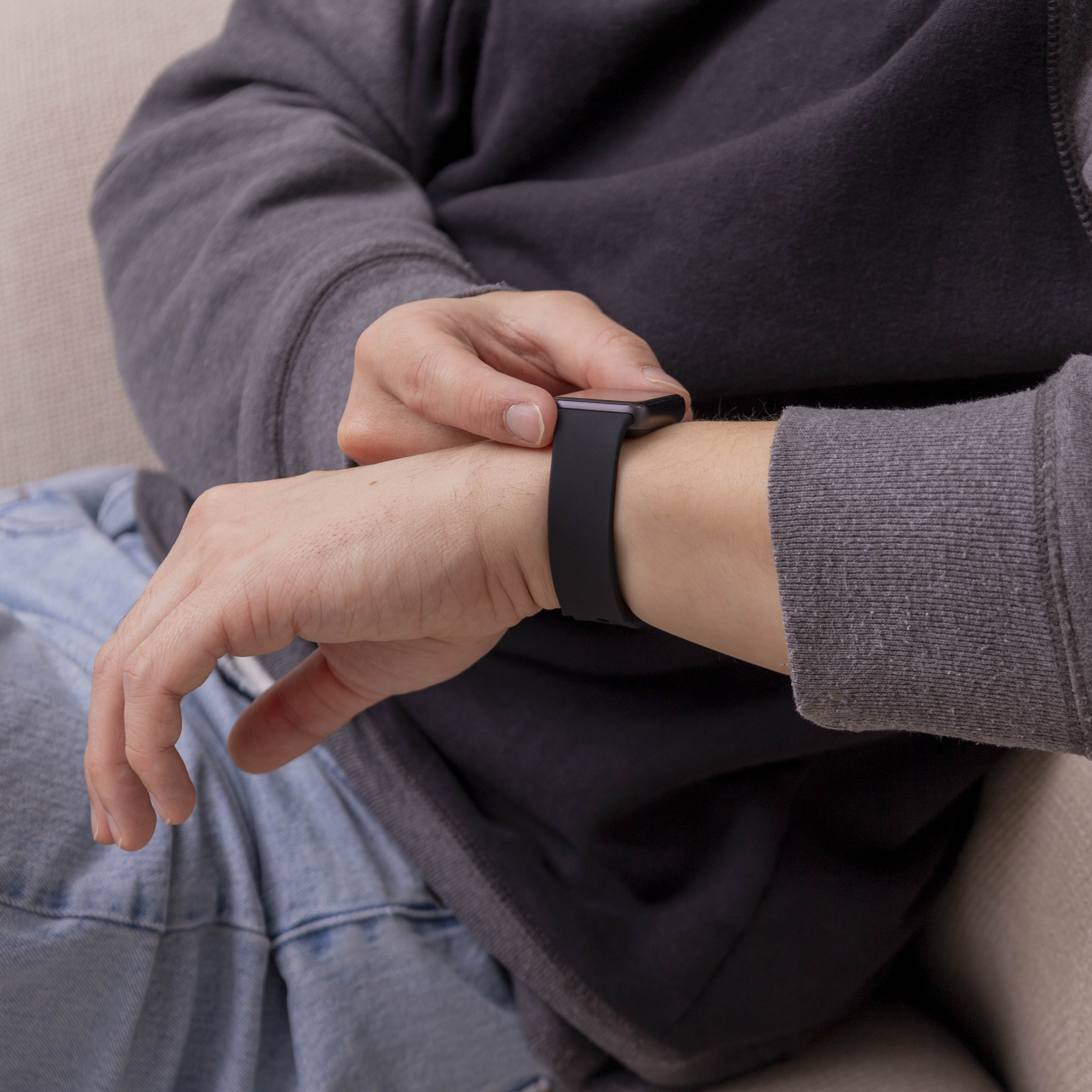 Bracelet silicone Samsung Galaxy Fit 3 (noir) 