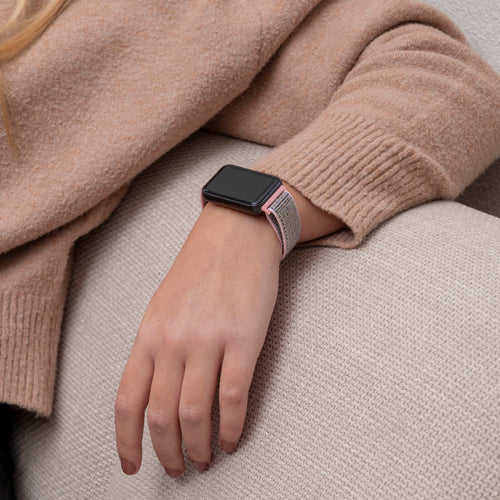 Bracelet nylon Samsung Galaxy Fit 3 (rose)