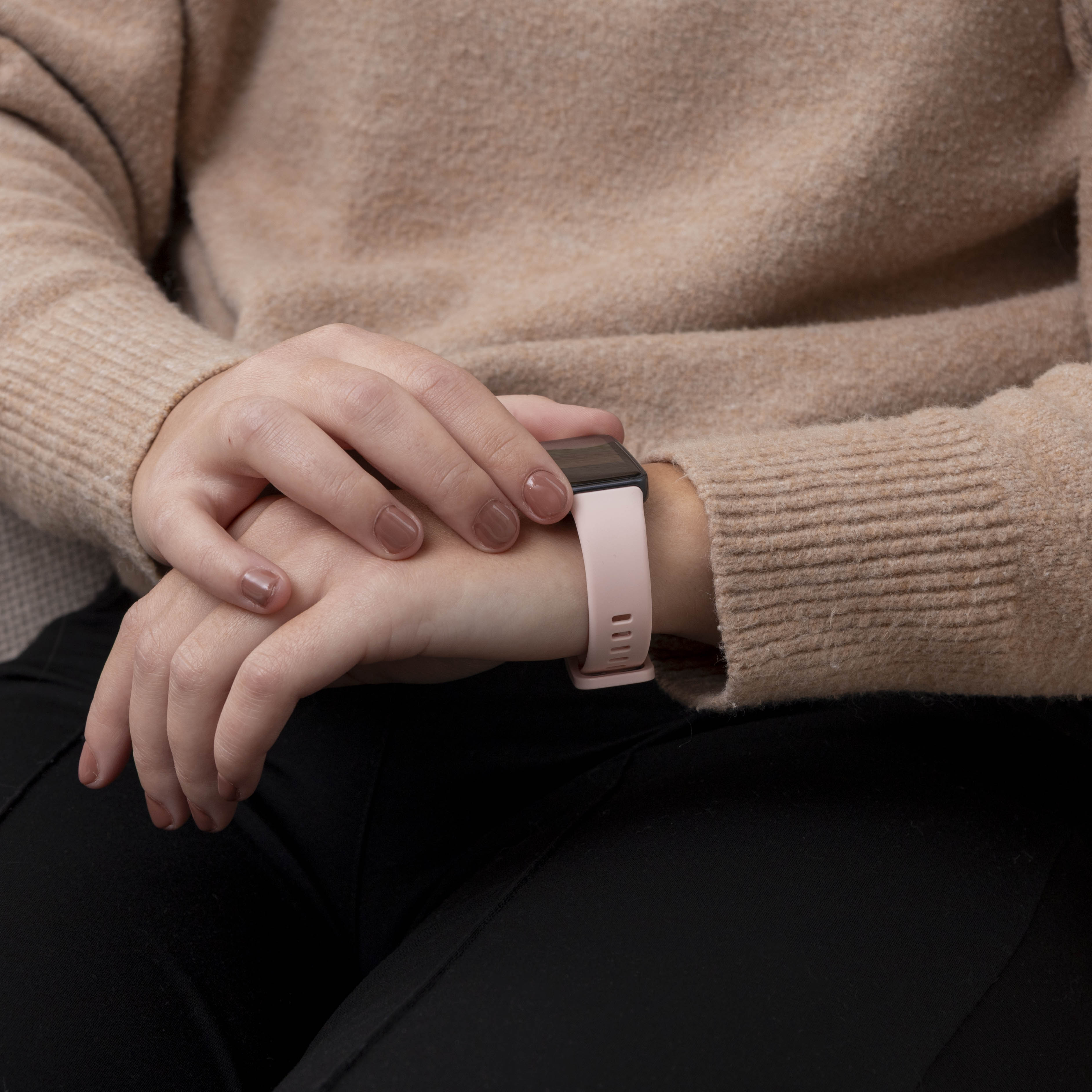 Bracelet silicone classique Huawei Band 10 (rose)