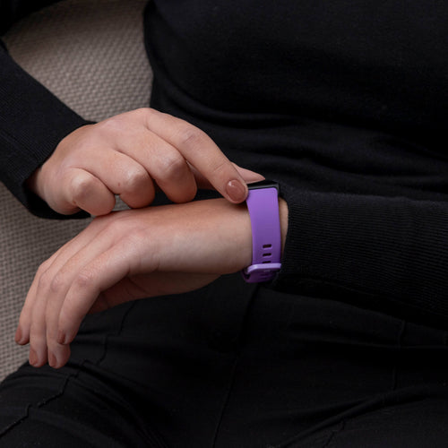 Bracelet silicone classique Huawei Band 10 (lila)