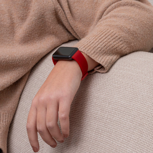 Bracelet silicone Samsung Galaxy Fit 3 (rouge)