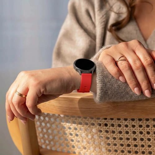 Bandz Bracelet silicone 'Classic' Garmin Venu 3s (rouge)