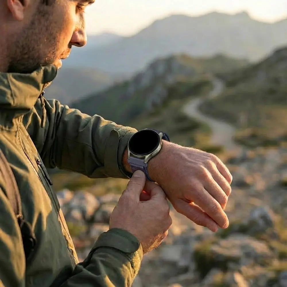 Bandz Bracelet nylon Alpine Amazfit Bip 3 Pro (indigo)