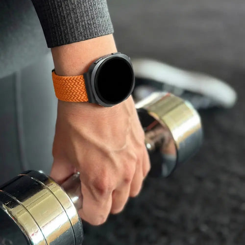 Bandz Bracelet tissé magnétique Samsung Galaxy Watch 8 - 44mm (orange)