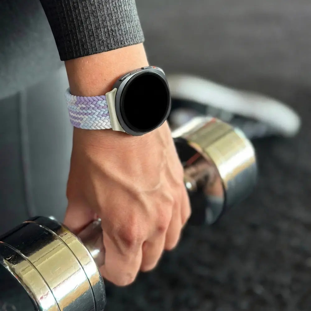 Bandz Bracelet tissé magnétique Samsung Galaxy Watch 8 - 44mm (violet mixte)