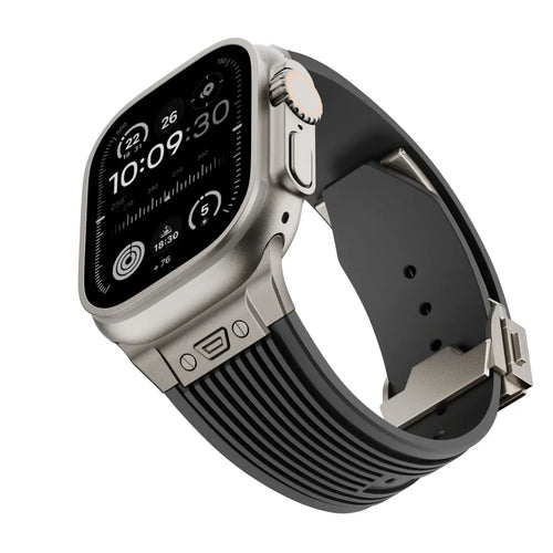 Liquid Elastic Silicone Strap, black