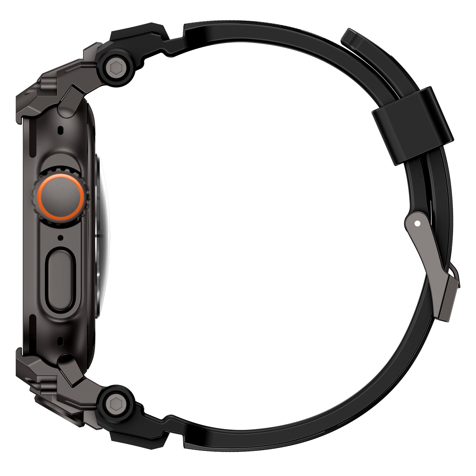 Bracelet silicone 'Cuatro garras' Apple Watch (noir)