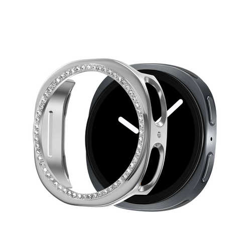 Bandz Coque PC Diamante Samsung Galaxy Watch 8 - 40mm (argent)