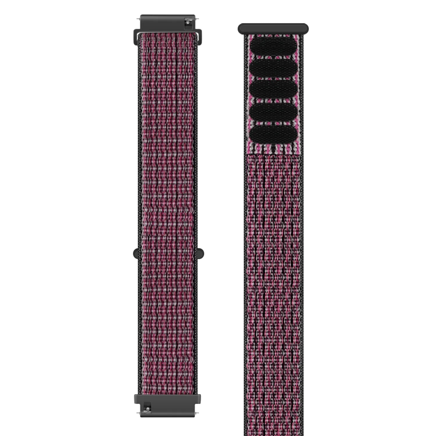 Withings ScanWatch Nova Nylon Strap (Crimson Berry)