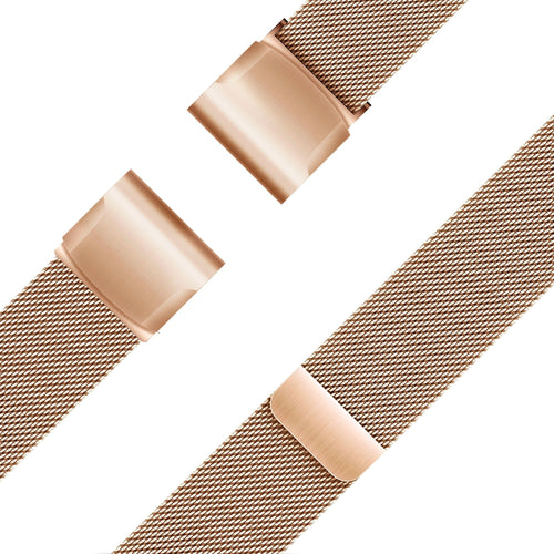 Bandz Bracelet milanais Loop Garmin Approach S70 - 42mm (rose or)