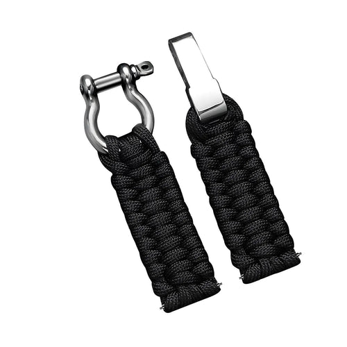 Bracelet nylon corde Honor Watch 4 Pro (noir)