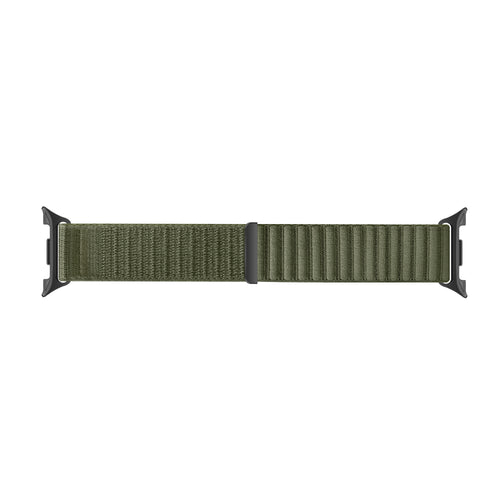 Samsung Galaxy Watch 9 - 40mm Wave Nylon Strap (Dark Green)