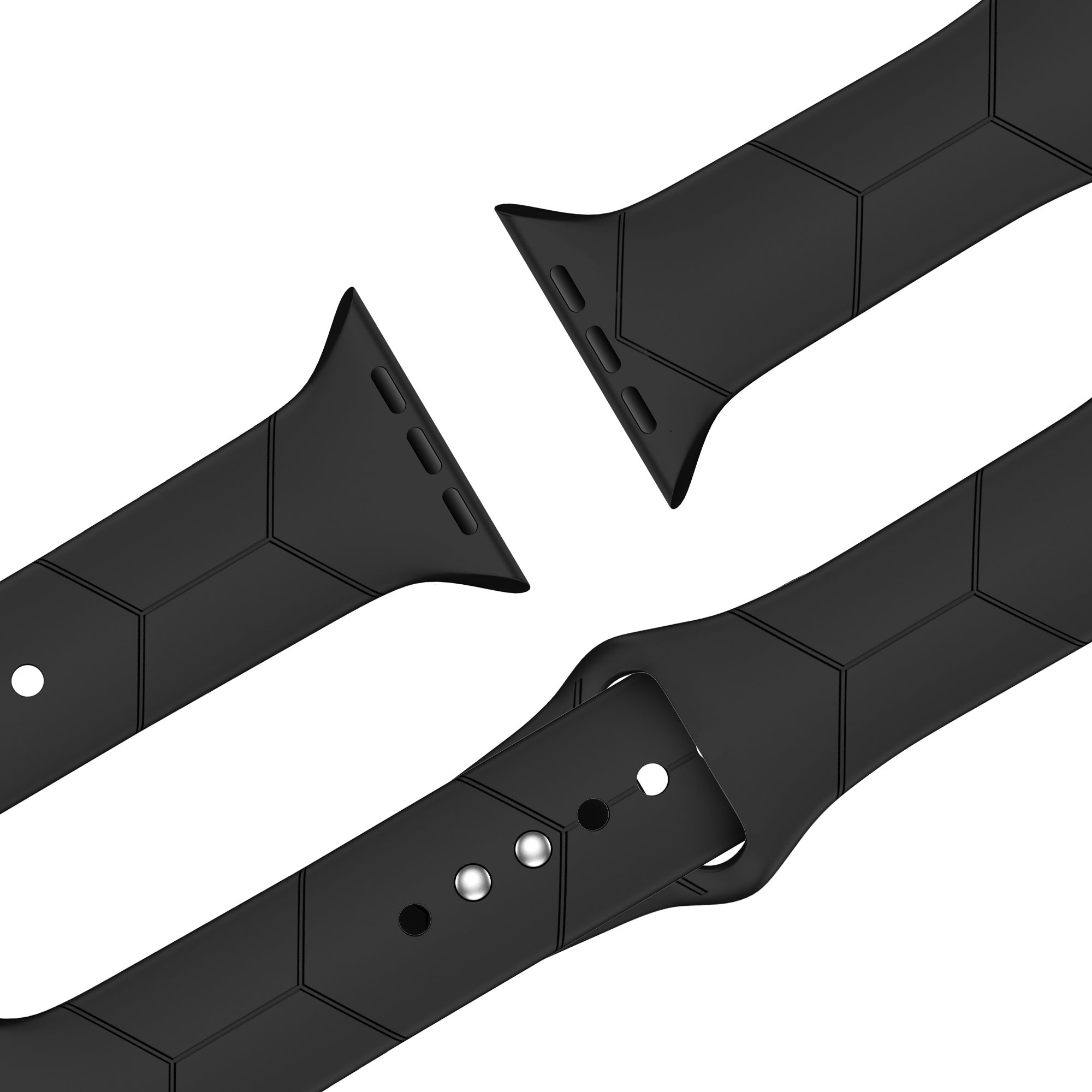 BALR Bracelet sport 'Hexagone' Apple Watch Ultra (noir)