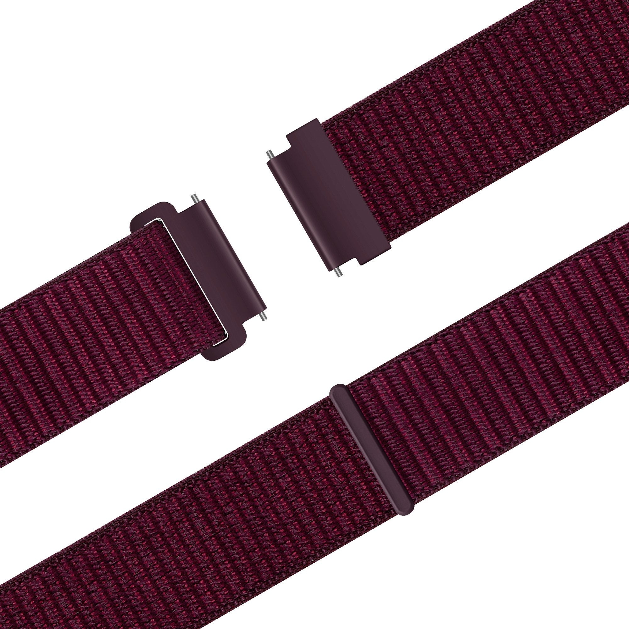 Bandz Bracelet nylon 'Easy Fit' Oppo Watch X2 Mini (prune)