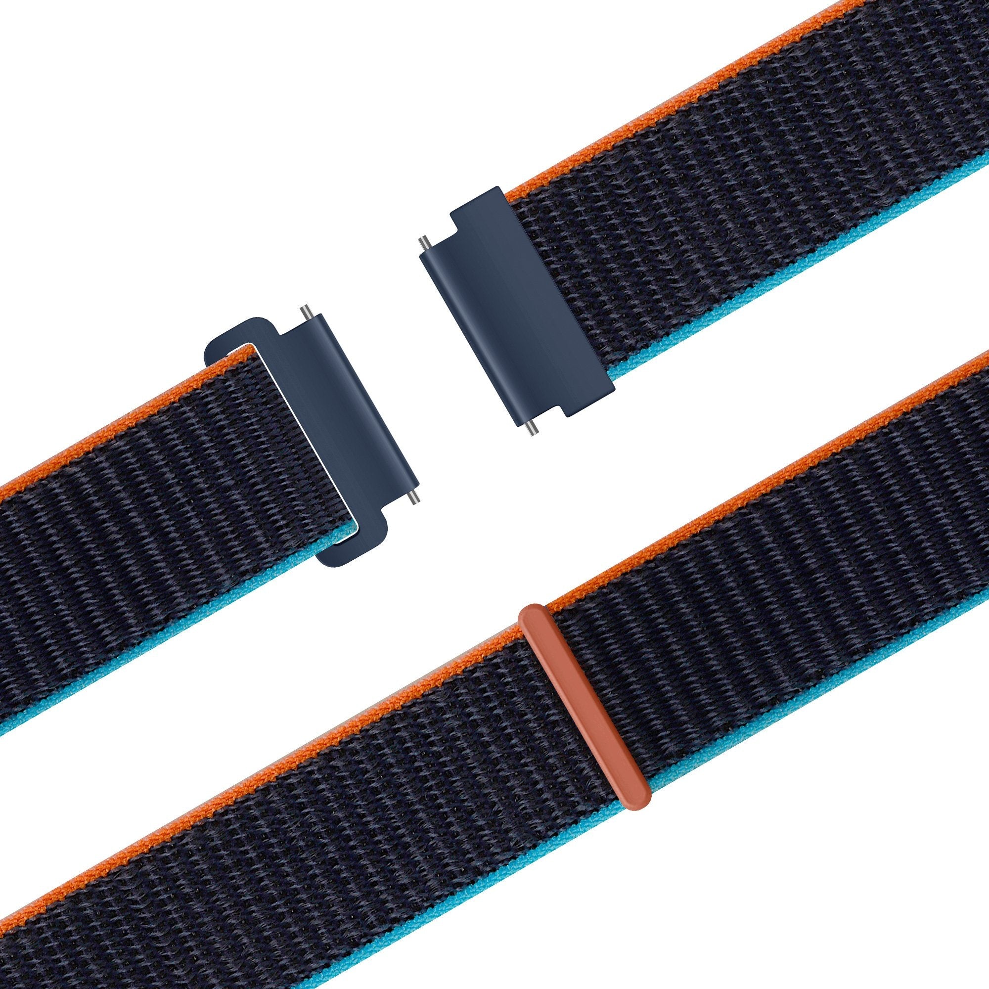 Bandz Bracelet nylon 'Easy Fit' rougemi Watch 5 Active (bleu foncé mix)