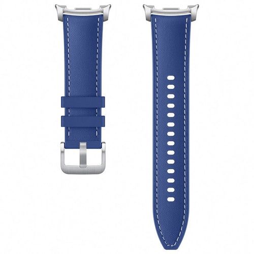 Leather Original Hybrid Strap, laid flat, separate parts, direct top view