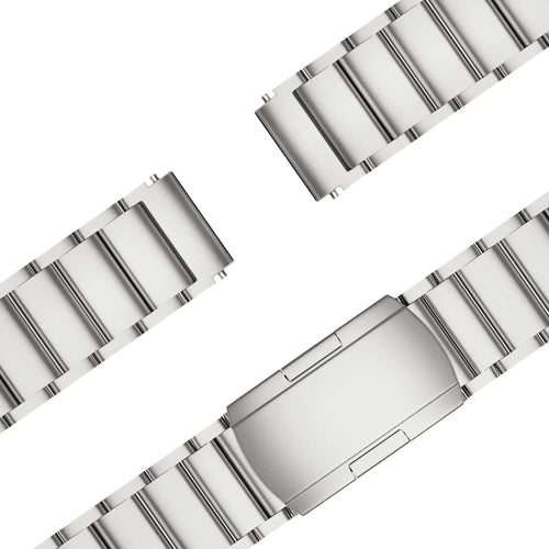 Bandz Garmin Venu 4 - 41mm Titanium Link Strap (Silver)