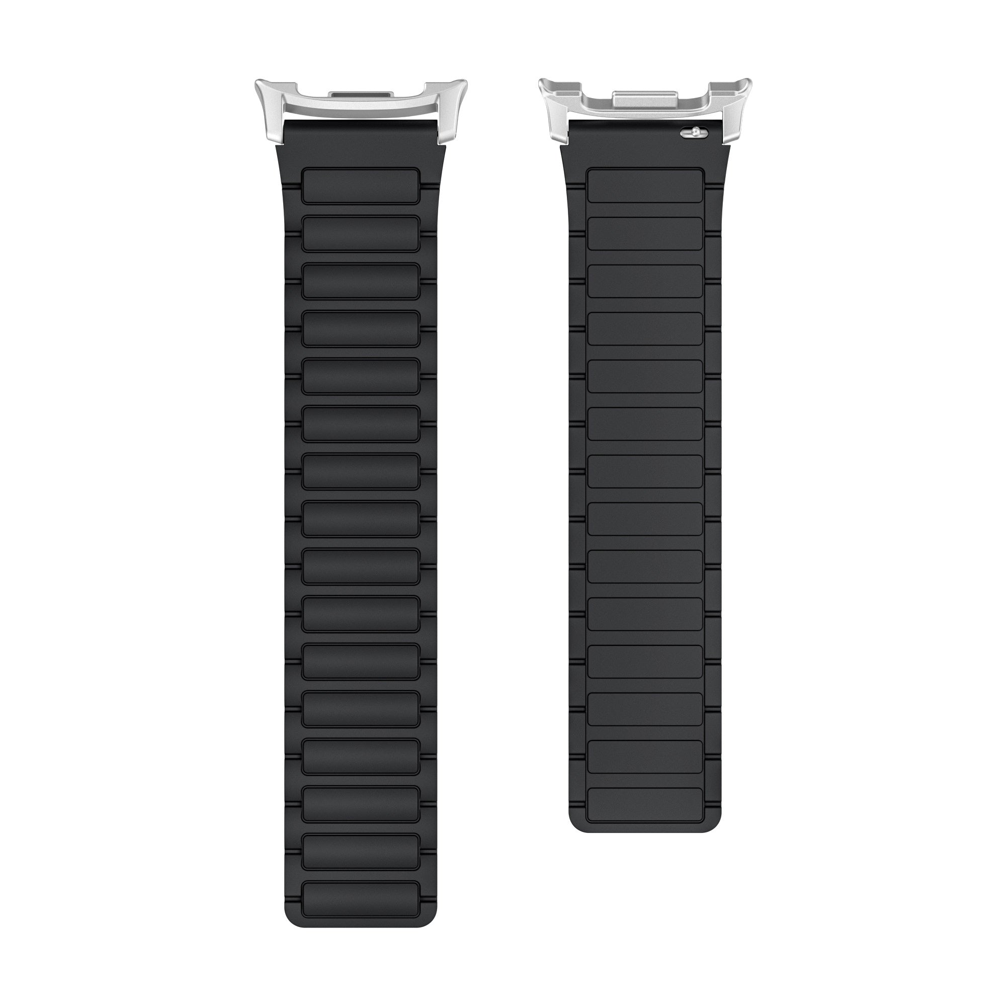 Bracelet magnétique silicone Samsung Galaxy Watch 9 - 44mm (noir)