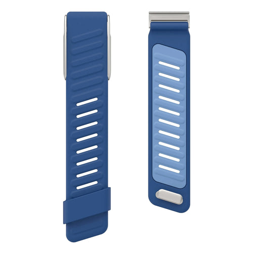 Bracelet sport compatible avec Whoop MG (bleu duo)