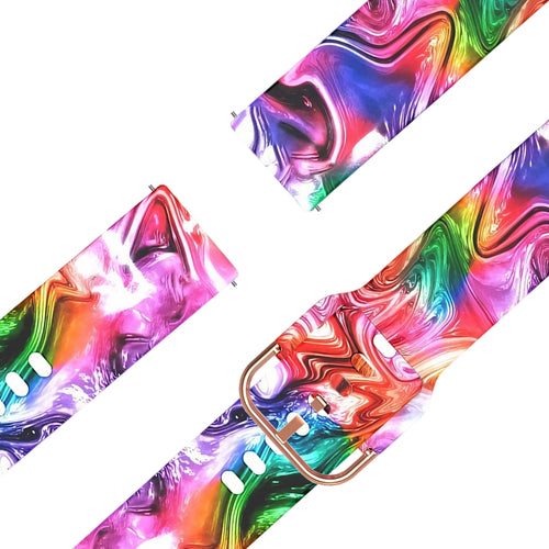Bandz Bracelet silicone 'Coloré' Garmin Vivoactive 5