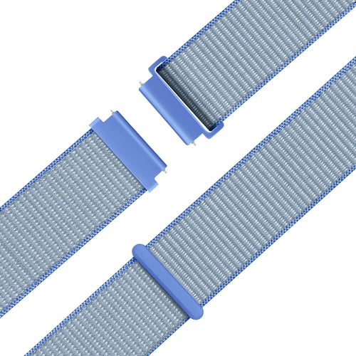 Bandz Bracelet nylon Garmin Vivomove Trend (bleu clair)