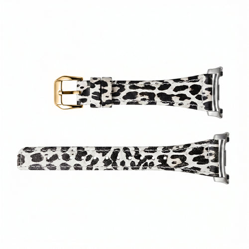 Samsung Galaxy Watch 8 - 44mm Leather Strap (Leopard)