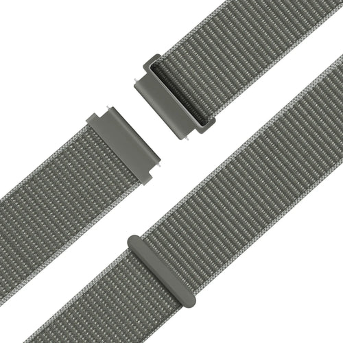 Bandz Garmin Vivomove Style Nylon Loop Strap (Grey-Green)