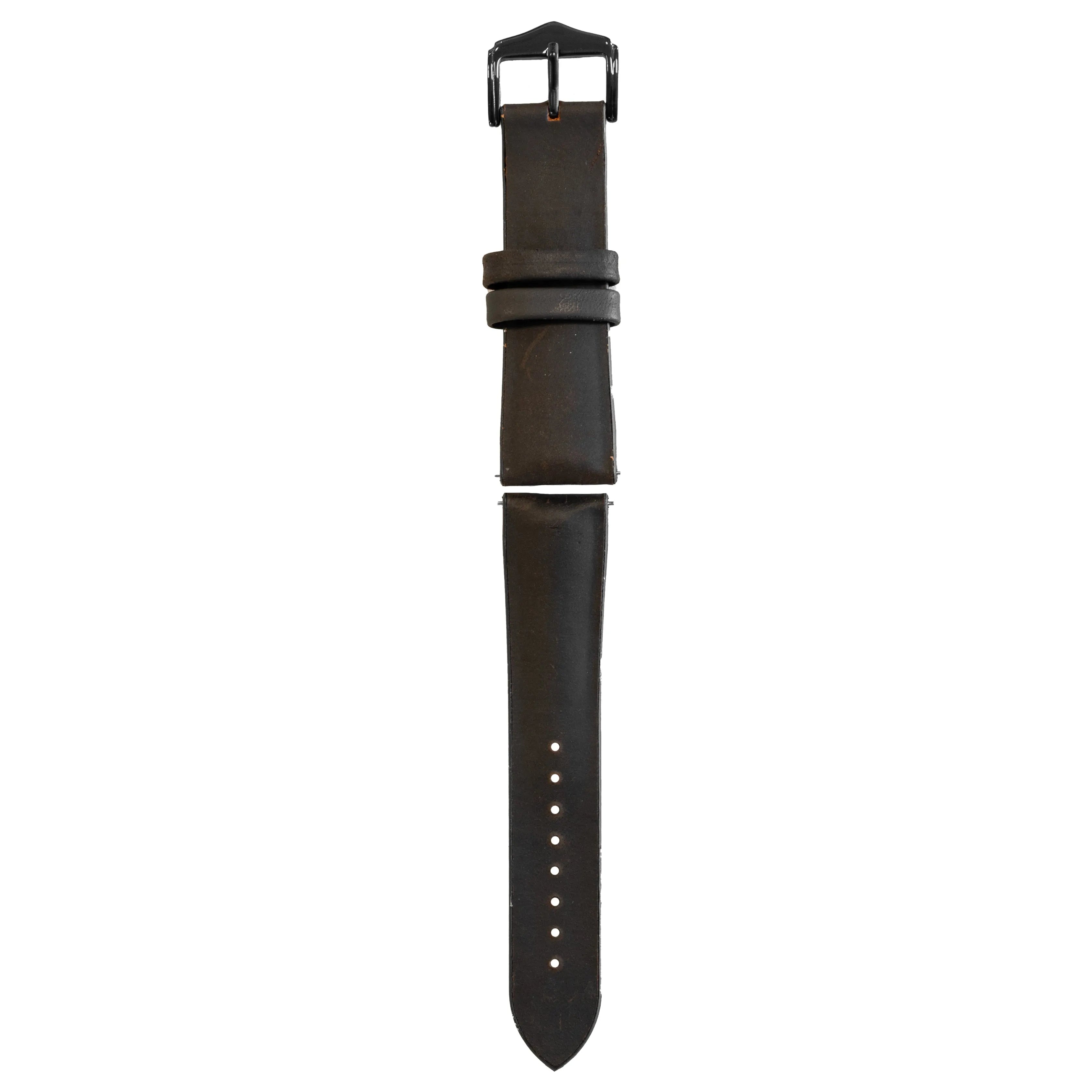Bracelet cuir et silicone Coros Apex 2 (marron)