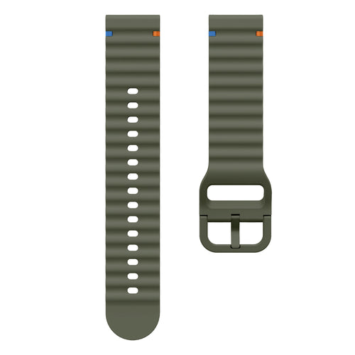 Amazfit Bip 6 Wave Silicone Strap (Army Green)