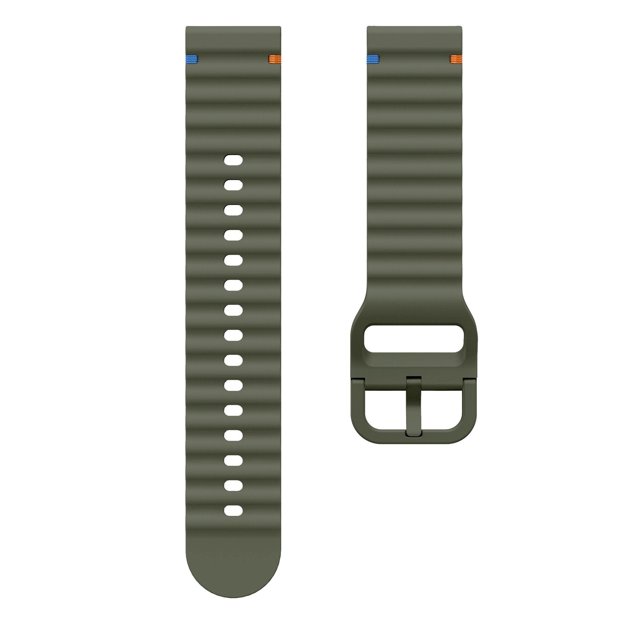 Bracelet silicone ondulé CMF Watch Pro 3 (vert militaire)