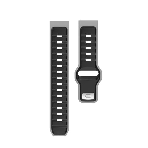 Withings Steel HR - 40mm Outdoor Duo Silicone Strap (Black/Grey)