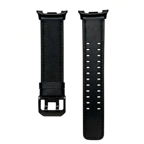 Bracelet cuir à double épingle Samsung Galaxy Watch 9 - 44mm (noir)