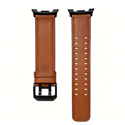 Bracelet cuir à double épingle Samsung Galaxy Watch 8 - 40mm (marron)