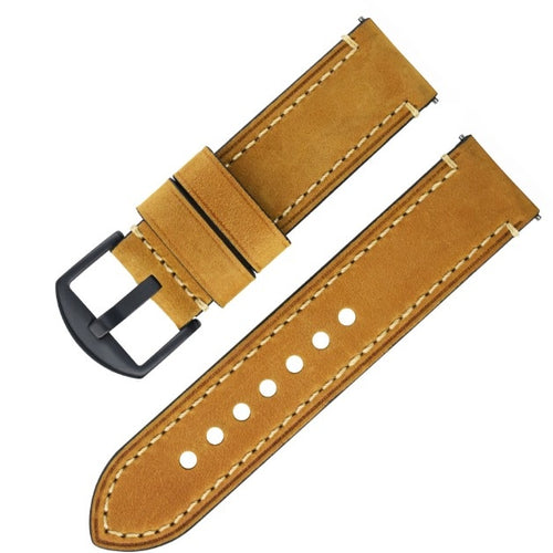 Bracelet cuir véritable Huawei Watch GT 7 - 41mm (marron)