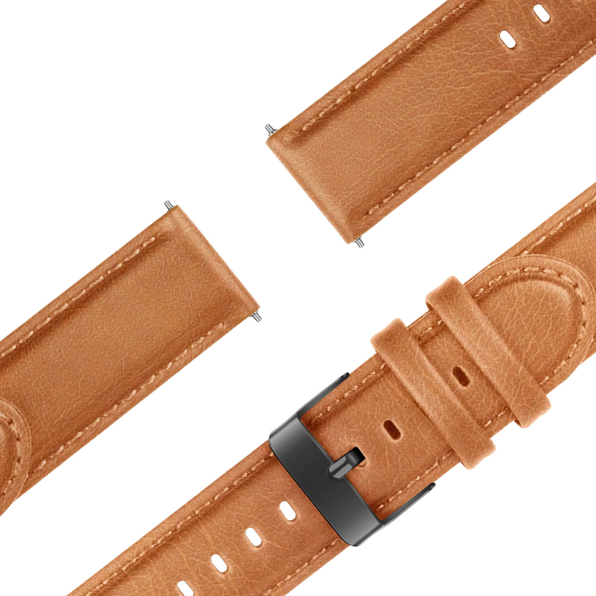 Bandz Bracelet cuir 'Classic' Garmin Forerunner 245 (marron)