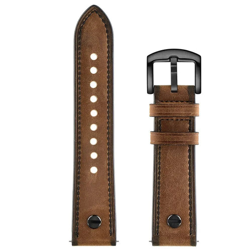 Bracelet cuir vissé OnePlus Watch 3 (noir)