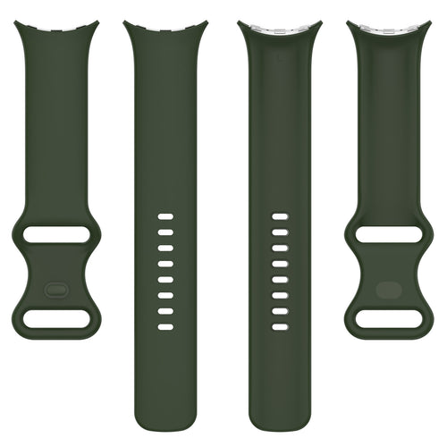 Bracelet silicone classique Google Pixel Watch 4 - 45mm (vert foncé)