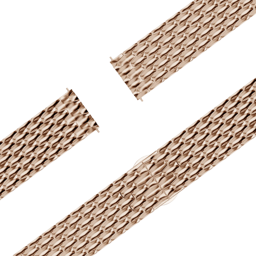 Bandz Bracelet acier 'Dragon' Garmin Bounce 2 (or rose)