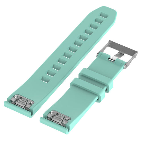 Bracelet silicone brillant Garmin Approach S70 - 42mm (aqua)