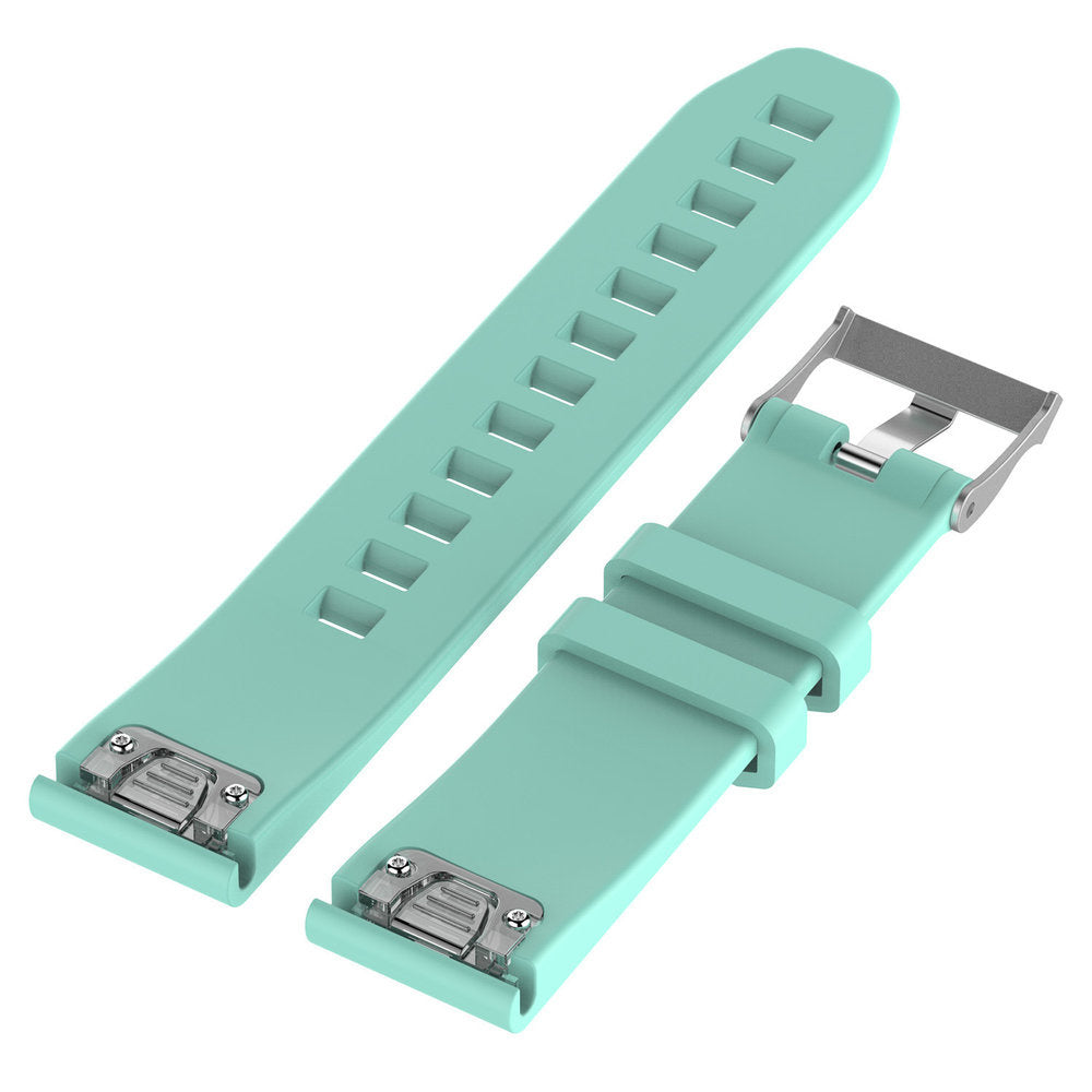 Bracelet silicone brillant Garmin Descent Mk2S (aqua)