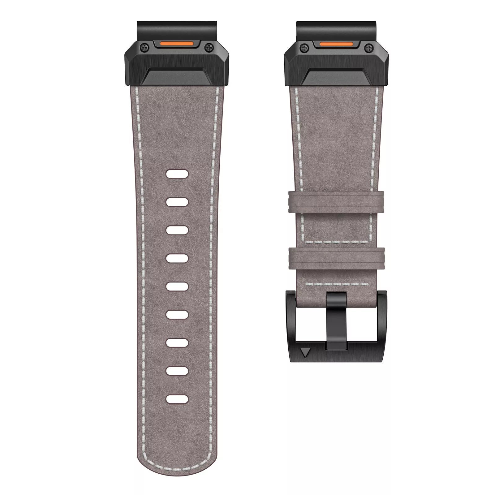 Bracelet cuir authentique Garmin Approach S62 (gris)