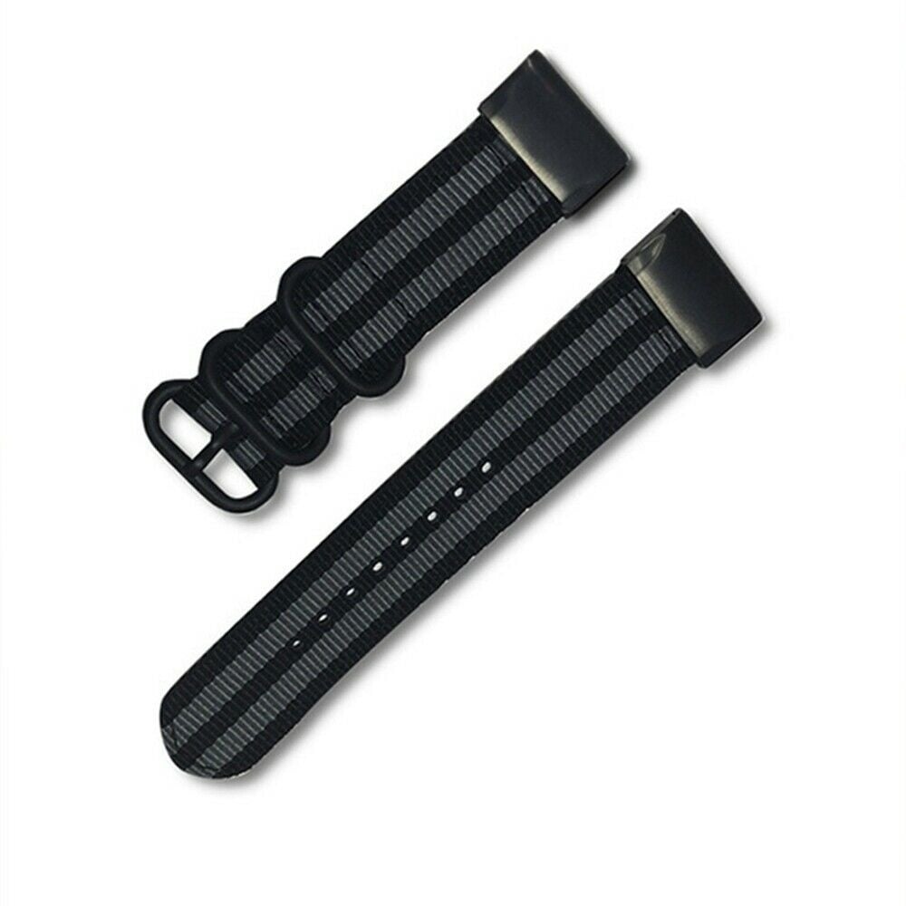 Garmin Descent MK2(i) Nylon Strap with Buckle (Black/Grey)