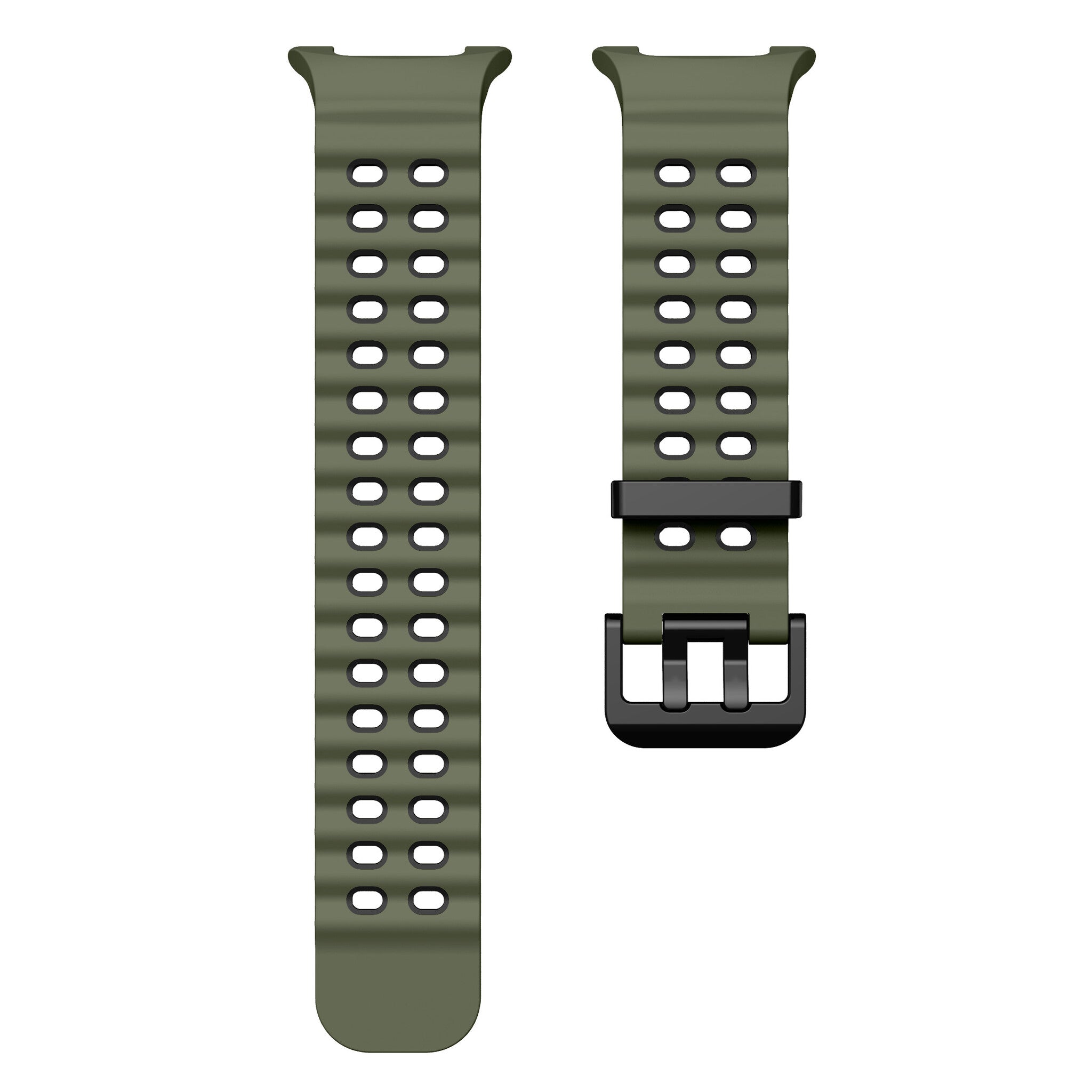 Samsung Galaxy Watch 9 - 40mm Ocean Strap (Olive Green/Black)