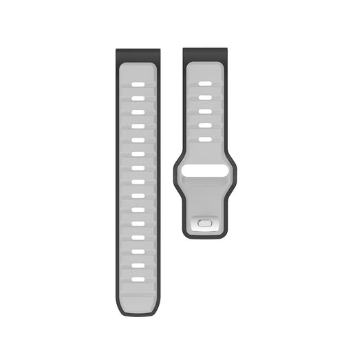 Withings ScanWatch 2 - 42mm Outdoor Duo Silicone Strap (Grey/Black)