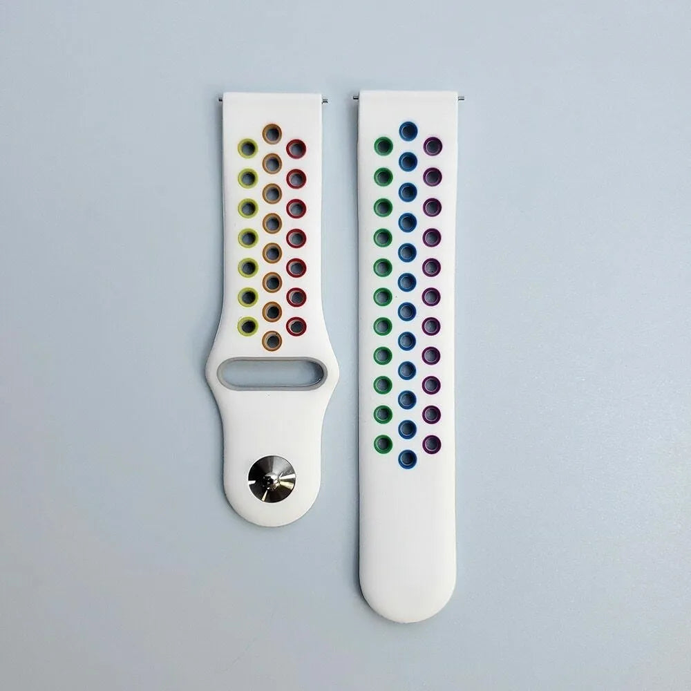 Oppo Watch X Sport  Strap (White/Colourful)