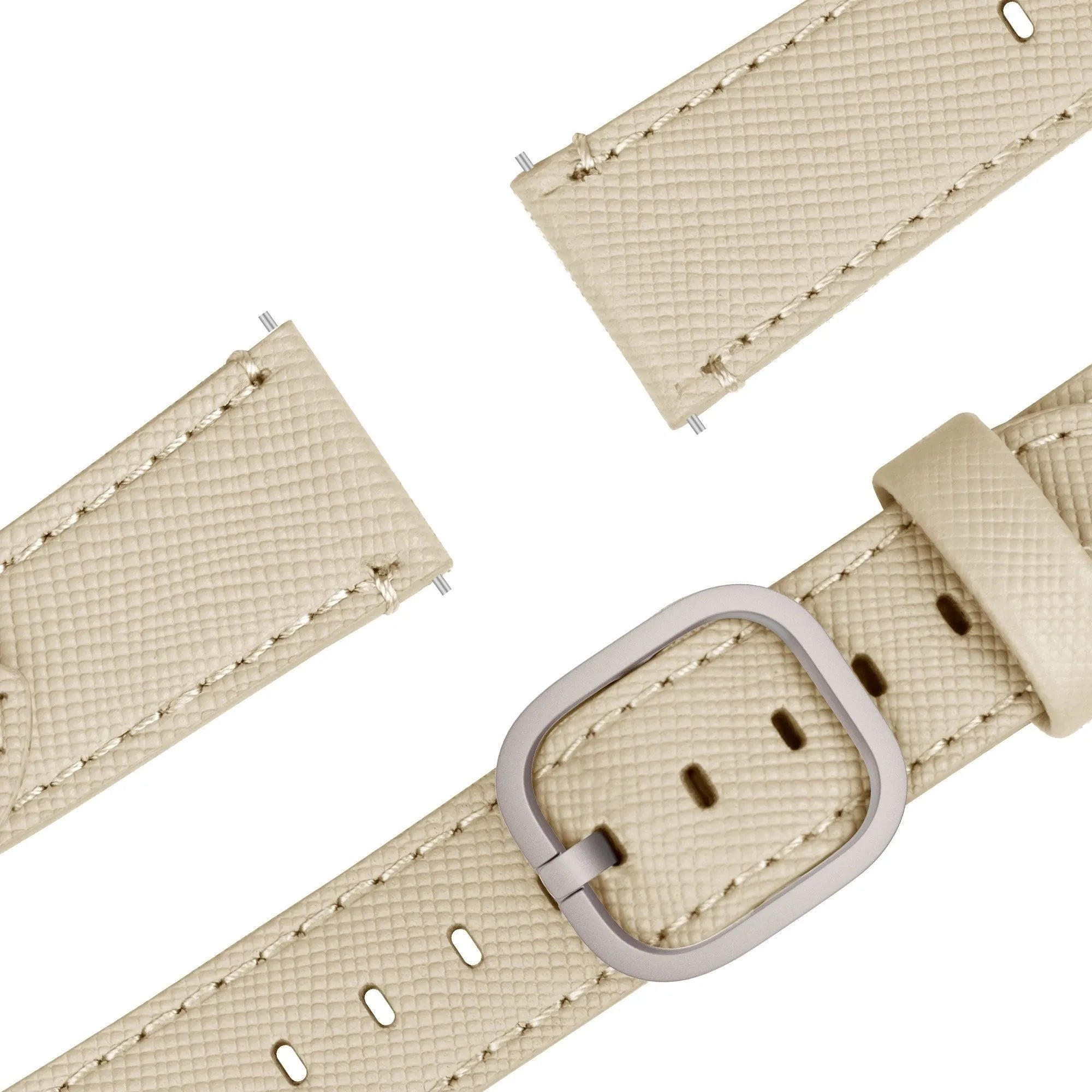 Bandz Bracelet cuir 'Deluxe' Oppo Watch X2 (kaki)