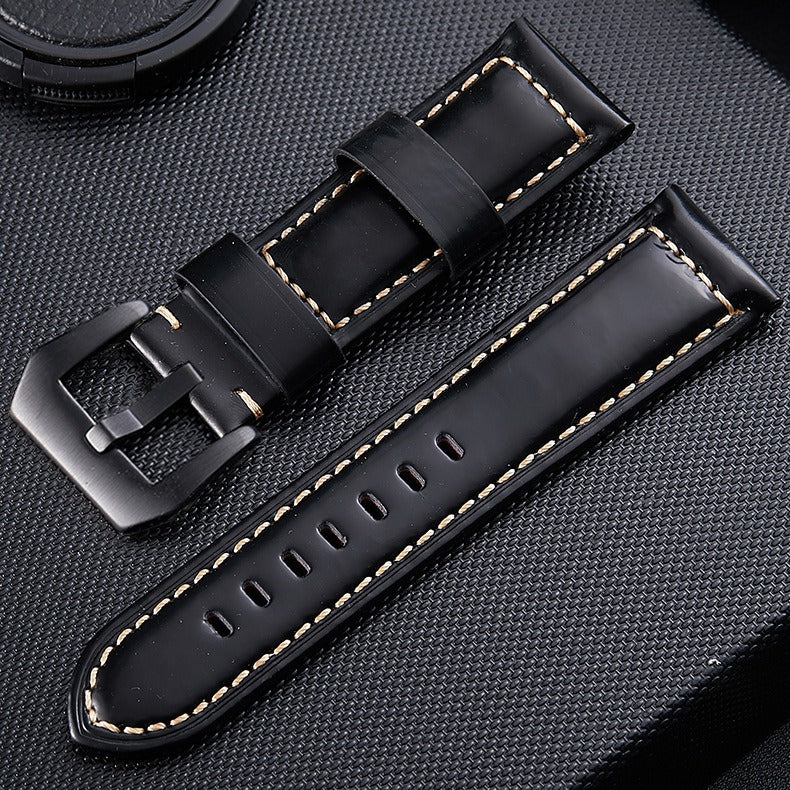 Bracelet cuir Garmin Venu X1 (noir)