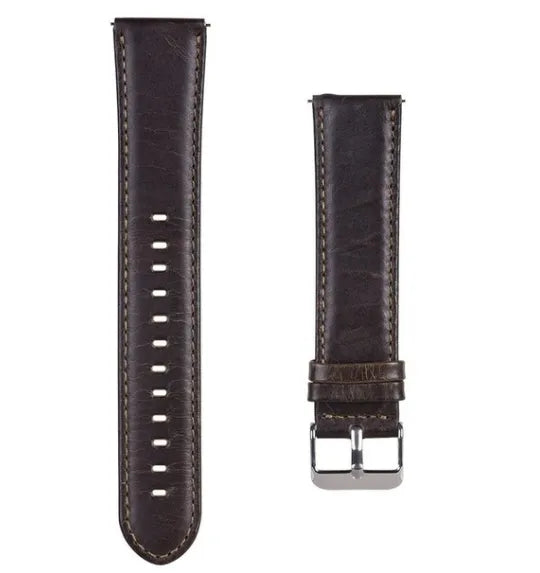 Bracelet cuir Amazfit Bip 5 (marron foncé)