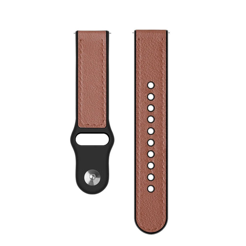 Suunto Race (S) Leather Hybrid Strap (Light Brown)