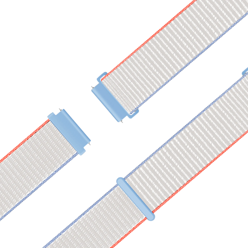 Bandz Garmin Venu 3s Nylon Loop Strap (Milk White)
